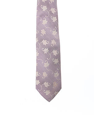 Cravate violet GUY LAURENT pour homme
