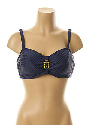 Haut de maillot de bain stretch bleu FANTASIE femme