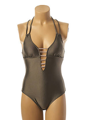 Maillot de bain 1 pièce vert BRIGITTE BARDOT pour femme