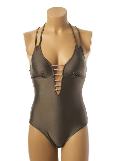 Maillot de bain 1 pièce vert BRIGITTE BARDOT pour femme