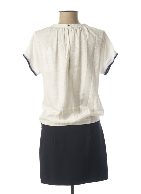 Robe mi-longue blanc IKKS pour femme