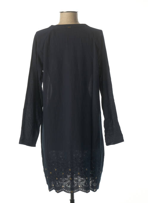 Robe mi-longue bleu IKKS pour femme