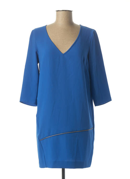 Robe mi-longue bleu IKKS pour femme
