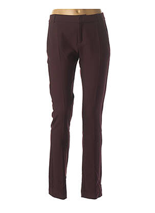 Pantalon poches taille normale violet IKKS femme