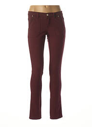 Pantalon slim taille basse violet IKKS femme