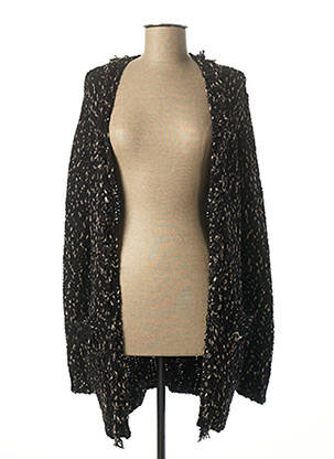 Gilet manches longues manches longues noir IKKS femme