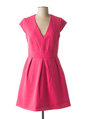 Robe courte rose IKKS pour femme