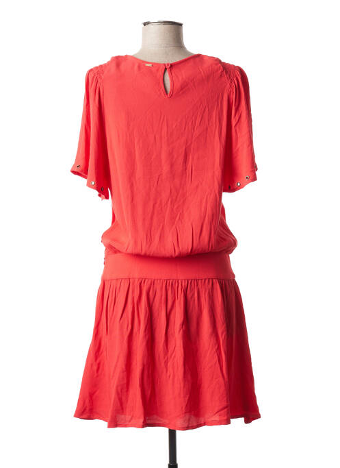 Robe mi-longue rouge IKKS pour femme