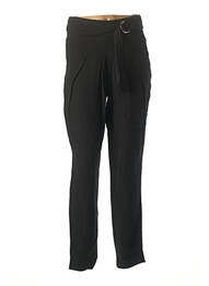 Pantalon 7/8 taille haute taille haute noir IKKS femme