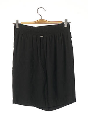 Jupe courte coupe droite noir IKKS femme