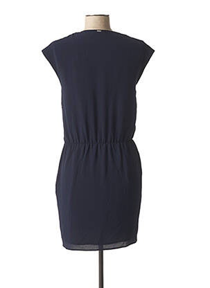 Robe courte manches courtes manches courtes bleu IKKS femme