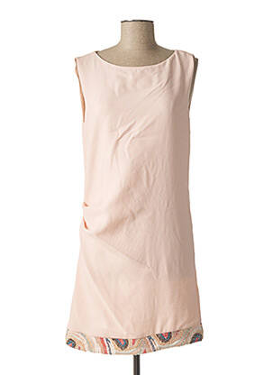 Robe courte sans manche sans manche rose IKKS femme