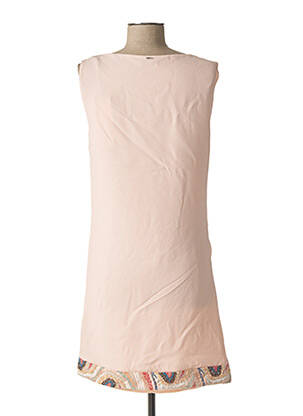 Robe courte sans manche sans manche rose IKKS femme