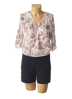 Combishort coupe cintrée rose IKKS femme