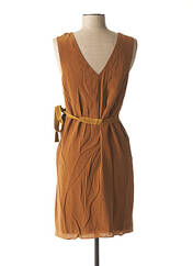 Robe mi-longue marron IKKS pour femme seconde vue