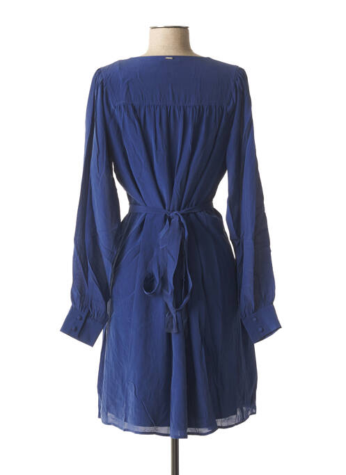 Robe mi-longue bleu IKKS pour femme