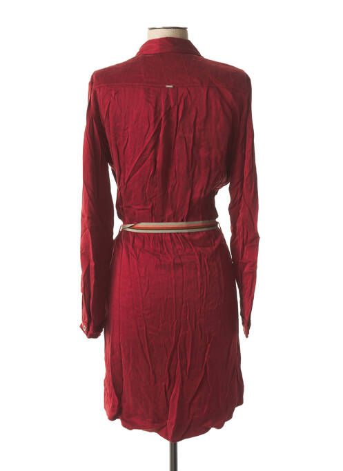 Robe mi-longue rouge IKKS pour femme