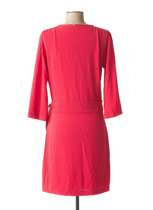 Robe mi-longue rouge IKKS pour femme