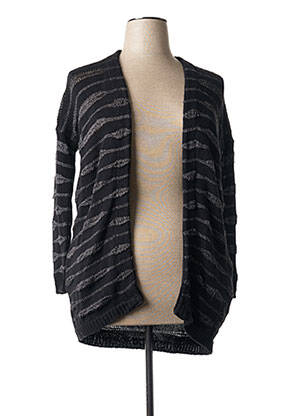 Gilet manches longues noir IKKS femme