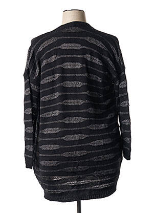 Gilet manches longues noir IKKS femme