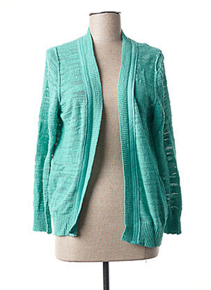 Gilet manches longues stretch vert IKKS femme