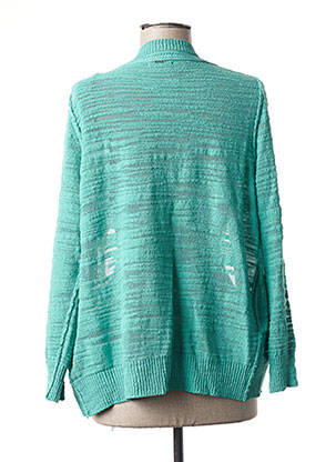 Gilet manches longues stretch vert IKKS femme