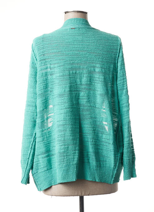 Gilet manches longues stretch vert IKKS femme