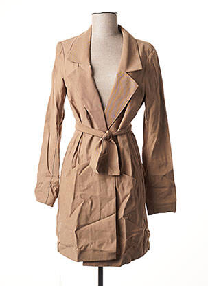 Manteau court poches sans capuche marron I.CODE (By IKKS) femme