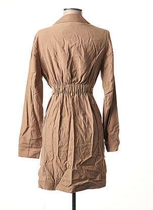 Manteau court poches sans capuche marron I.CODE (By IKKS) femme