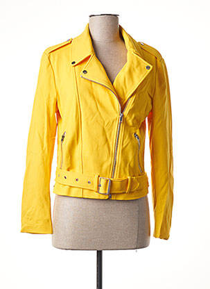 Veste casual col tailleur jaune I.CODE (By IKKS) femme