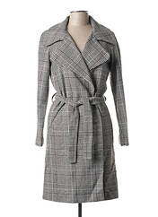 Manteau long gris I.CODE (By IKKS) pour femme seconde vue