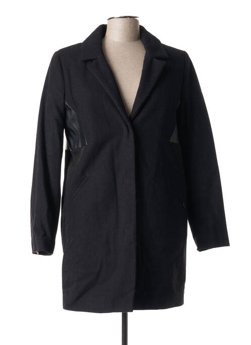 Manteau court noir I.CODE (By IKKS) pour femme