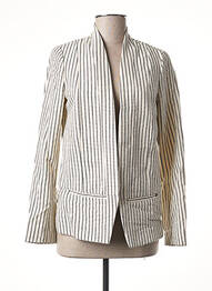 Veste chic col v beige I.CODE (By IKKS) femme