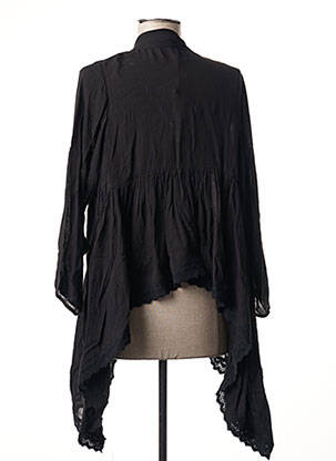 Gilet manches longues col châle noir I.CODE (By IKKS) femme