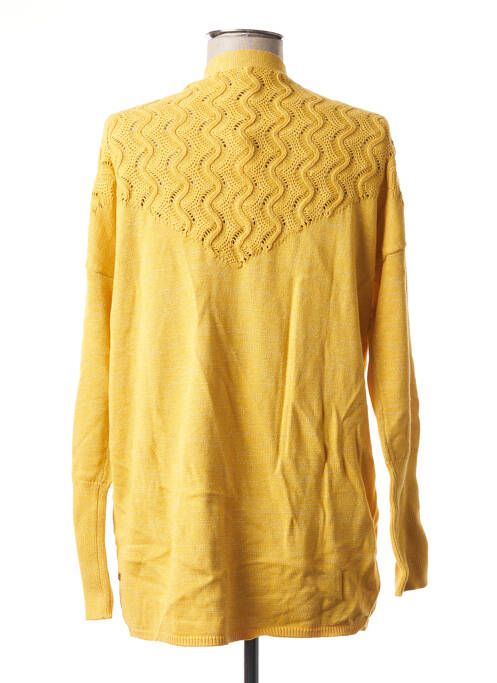 Gilet manches longues jaune I.CODE (By IKKS) pour femme