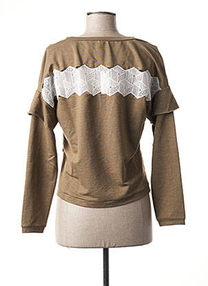 T-shirt coupe droite manches courtes vert I.CODE (By IKKS) femme