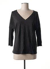 T-shirt noir I.CODE (By IKKS) pour femme seconde vue