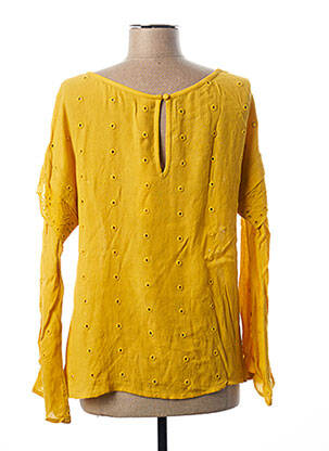 Blouse col rond jaune I.CODE (By IKKS) femme