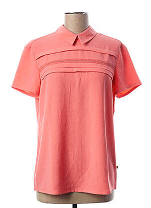 Blouse manches courtes manches courtes orange I.CODE (By IKKS) femme