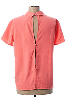 Blouse fermeture boutonnée au dos manches courtes orange I.CODE (By IKKS) femme