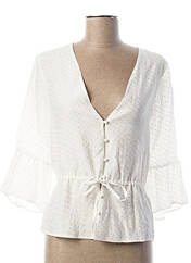 Chemisier blanc I.CODE (By IKKS) pour femme seconde vue