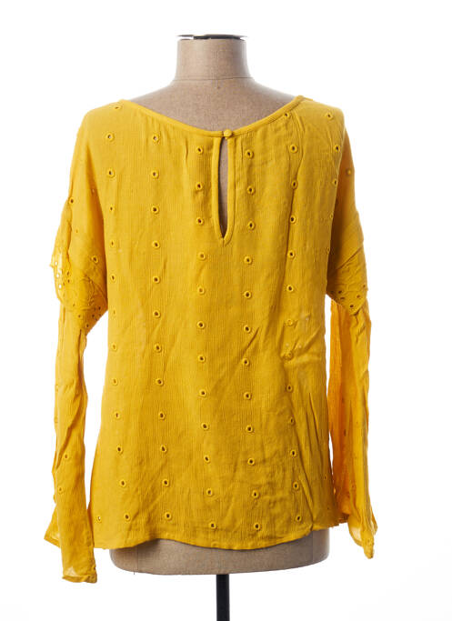 Blouse col rond jaune I.CODE (By IKKS) femme