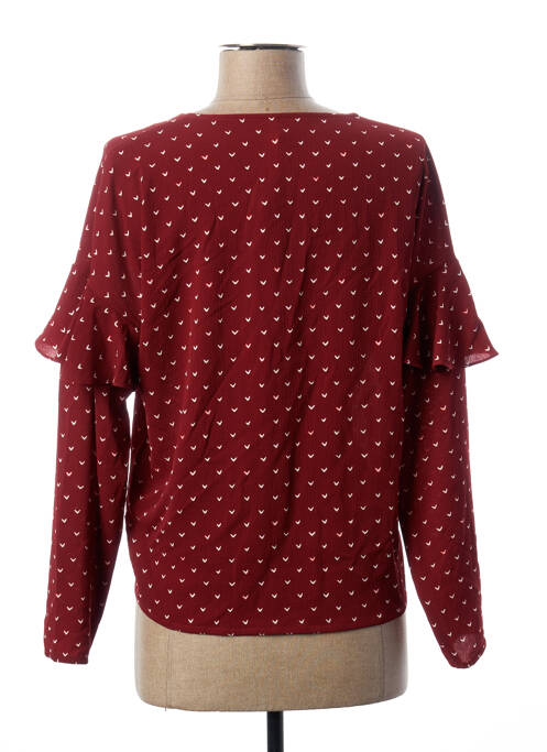 Blouse rouge I.CODE (By IKKS) pour femme
