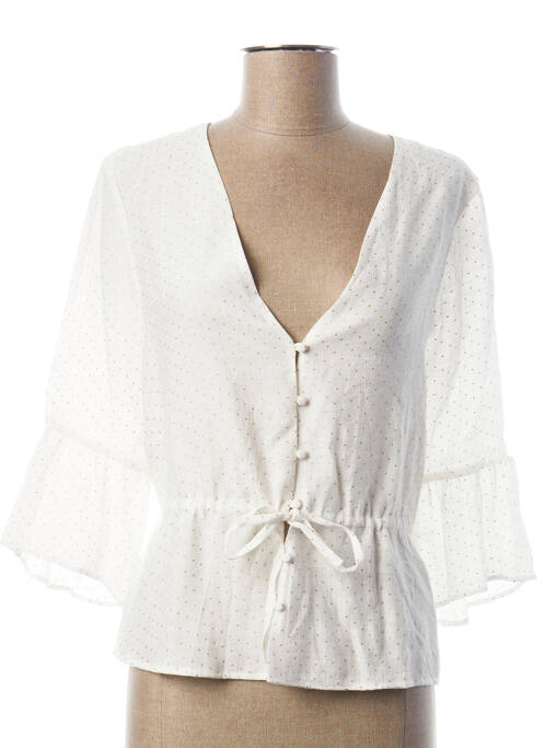 Chemisier blanc I.CODE (By IKKS) pour femme