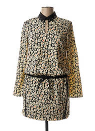 Robe courte manches longues manches longues noir I.CODE (By IKKS) femme
