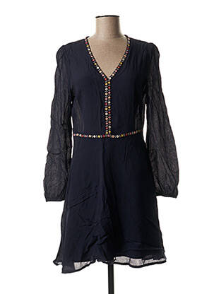 Robe courte manches longues manches longues bleu I.CODE (By IKKS) femme