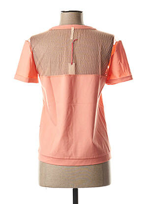 Top stretch manches courtes rose I.CODE (By IKKS) femme