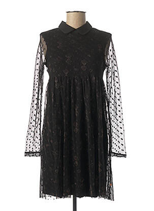 Robe courte manches longues manches longues noir I.CODE (By IKKS) femme