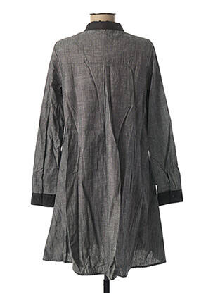 Robe courte coupe évasée manches longues gris I.CODE (By IKKS) femme
