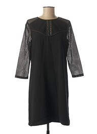 Robe courte manches 3/4 manches 3/4 noir I.CODE (By IKKS) femme